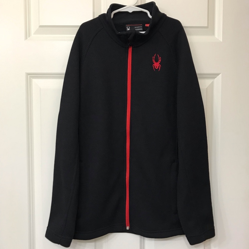 Spyder Full Zip Sweater Jacket - Picture 1 of 8